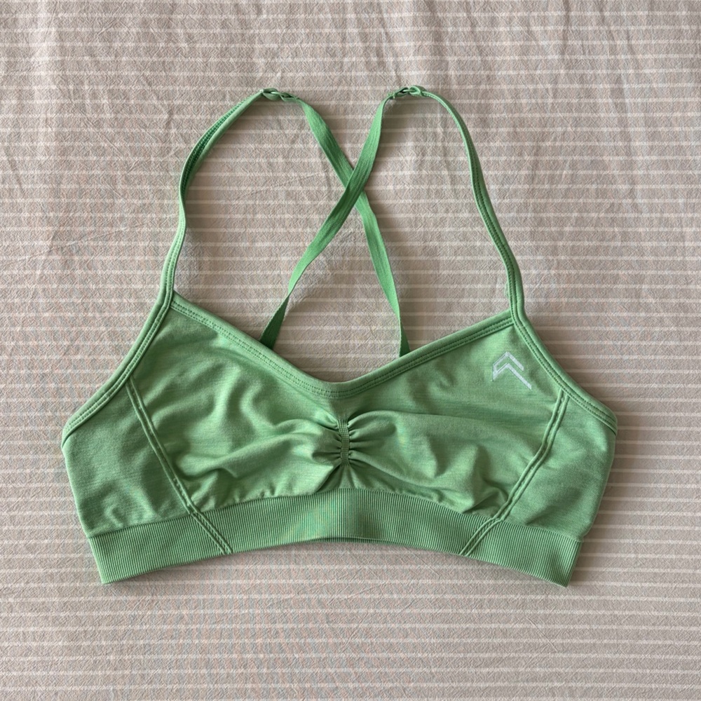 Oner Active Effortless Strappy Bralette in Jade